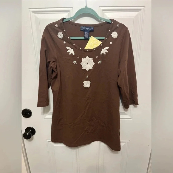 Susan Graver NWT Size Small Tunic Style top - Picture 1 of 12